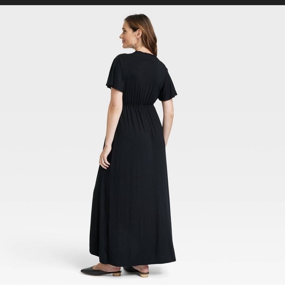 White Maternity Dress - Isabel Maternity by Ingrid & Isabel - Picture 2 of 2